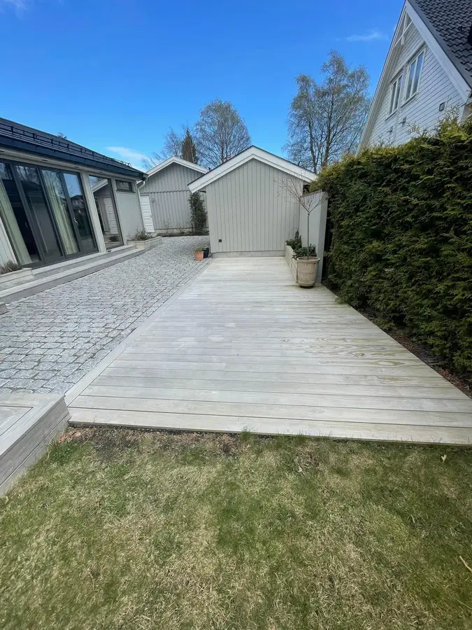 Terrasse etter vask, Vestskogen