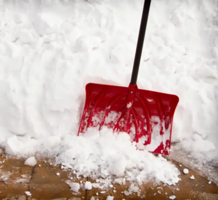 Snørydding av oppkjørsel